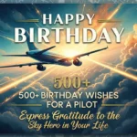 Birthday Wishes for Pilot