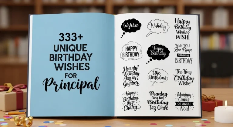 Birthday Wishes for Principal