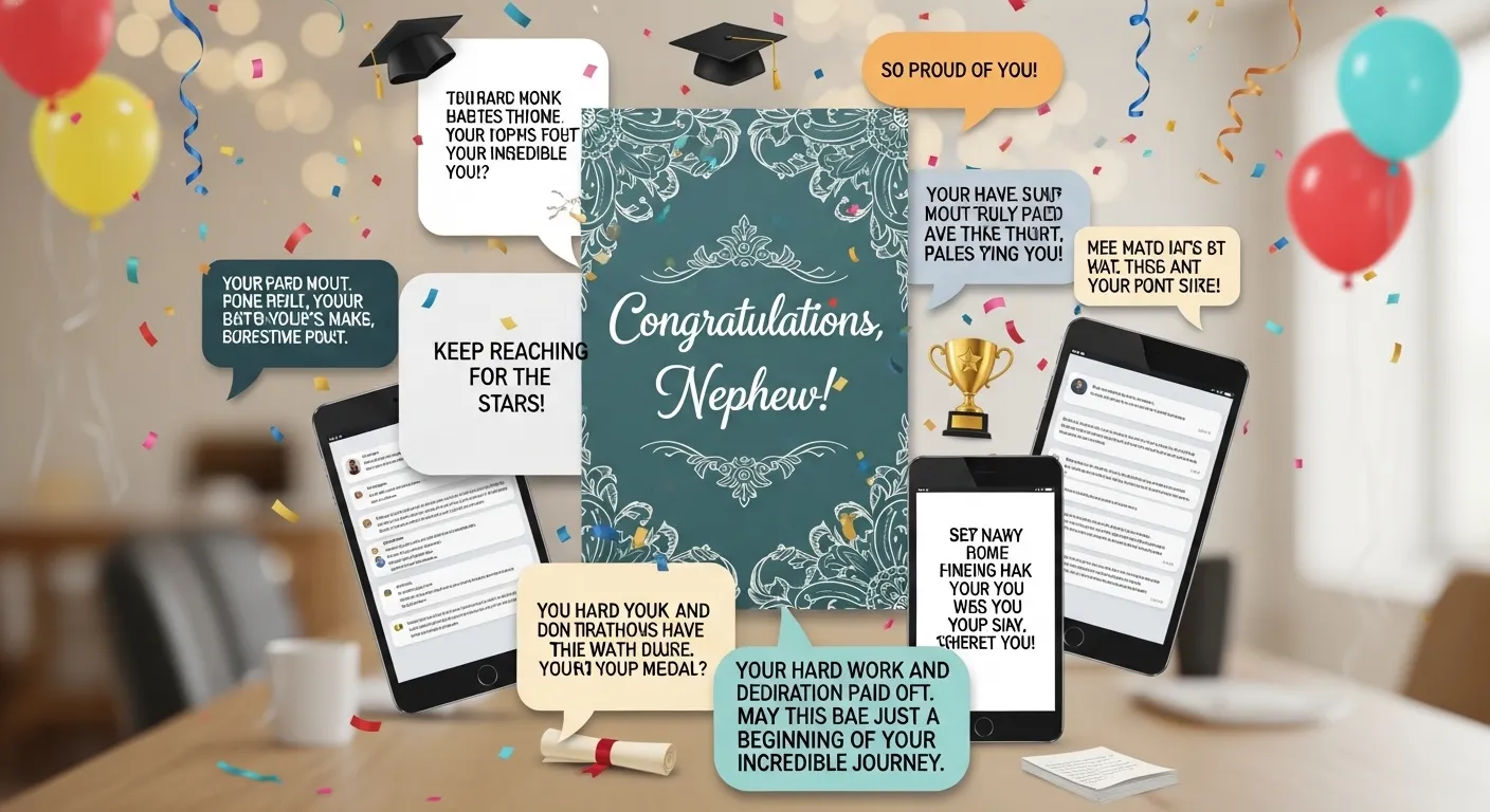 Congratulations and Wishes for Nephew