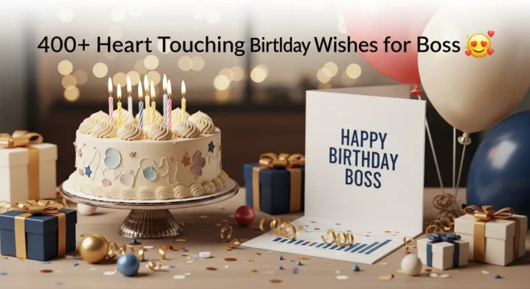 Heart Touching Birthday Wishes for Boss