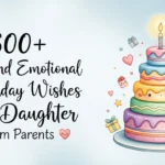 Heart Touching Birthday Wishes for Daughter