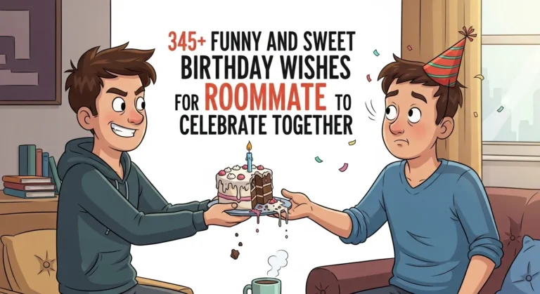 Sweet Birthday Wishes for Roommate