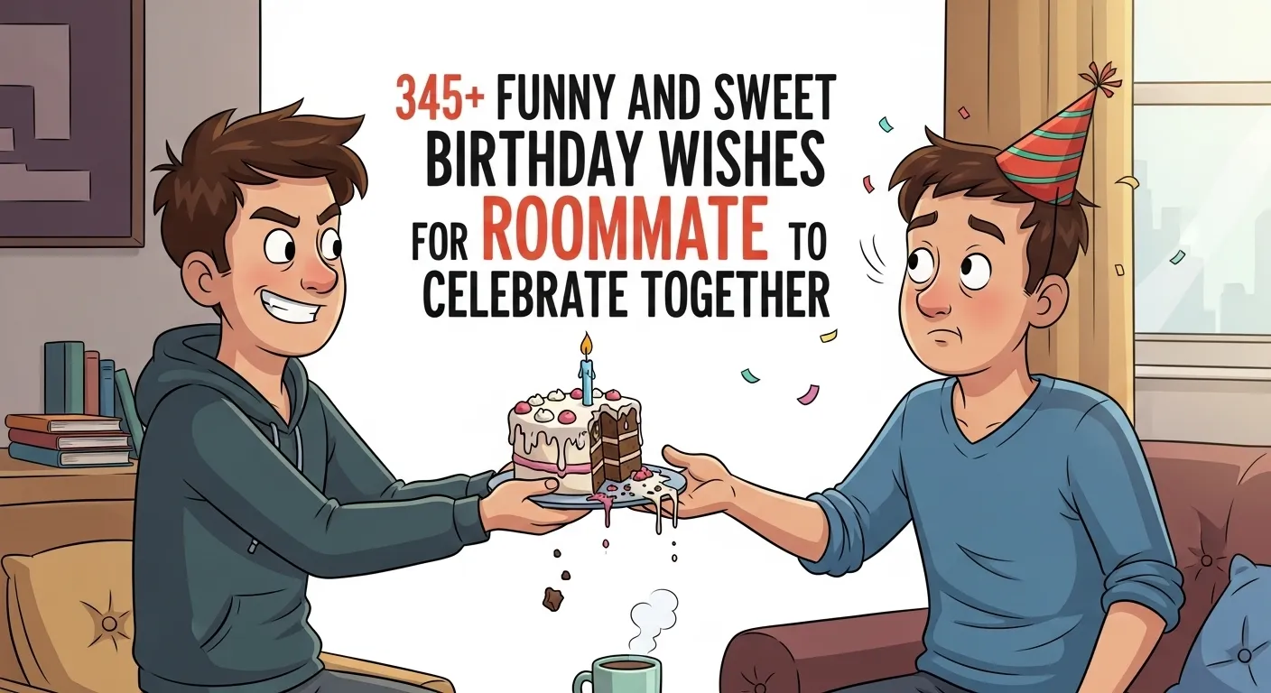 Sweet Birthday Wishes for Roommate