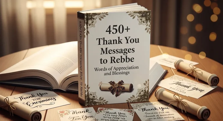 Thank You Message to Rebbe