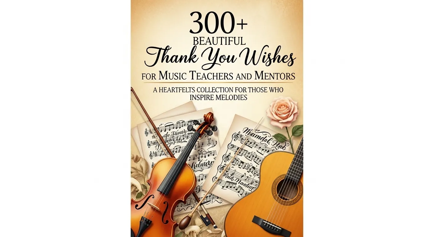 Thank You Messages for Music Teacher