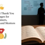 Thank You Messages for Trainers