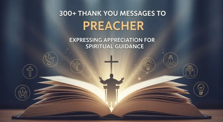 Thank You Messages to Preacher