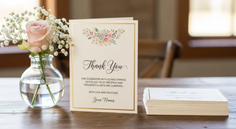 Wedding Thank You Messages