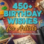 Birthday Wishes for Artists