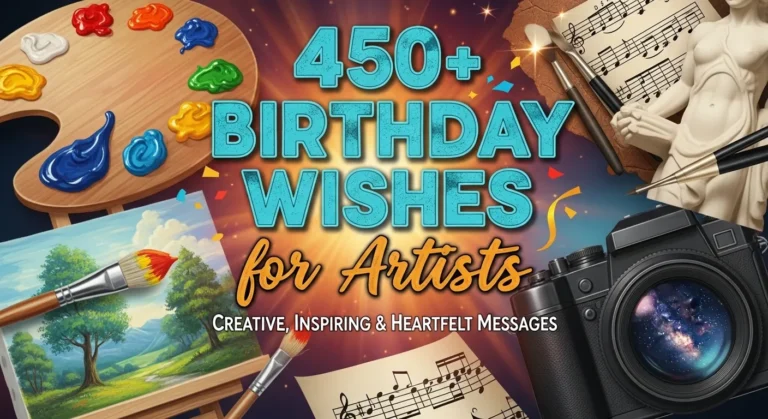 Birthday Wishes for Artists