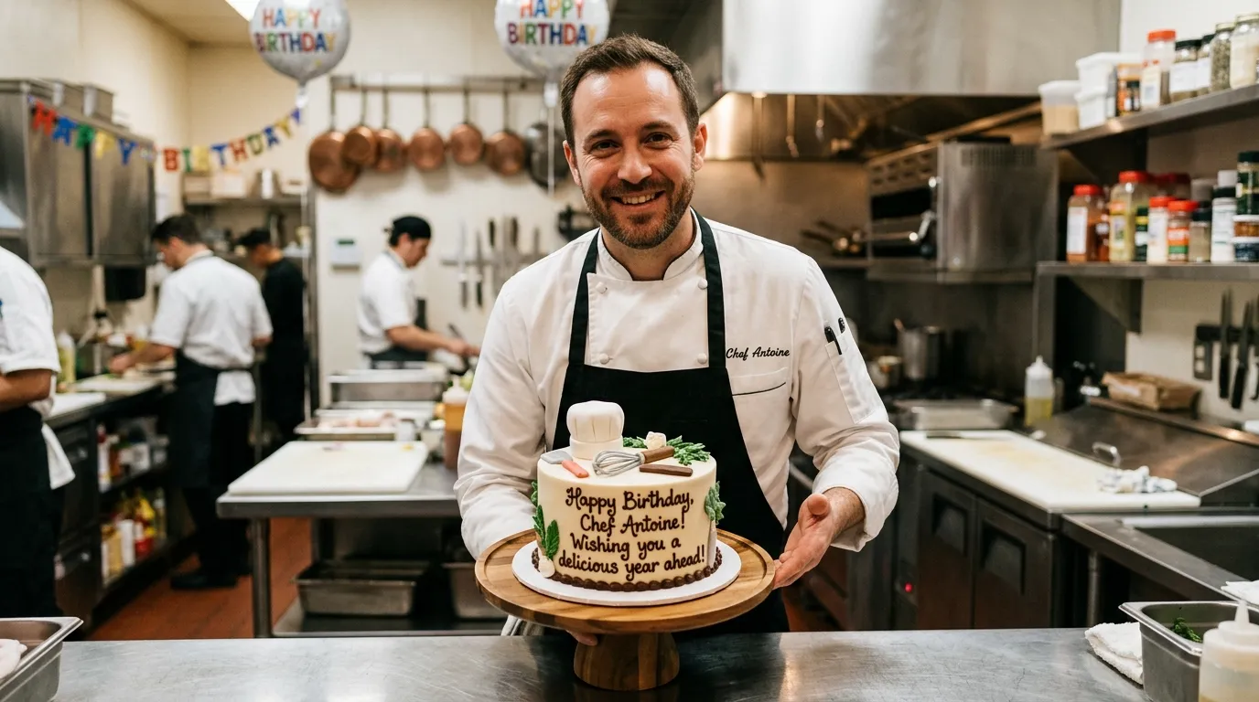 Birthday Wishes for Chef