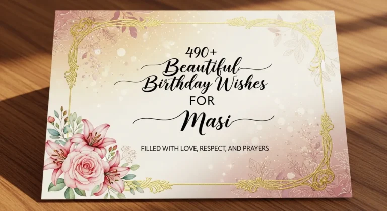 Birthday Wishes for Masi