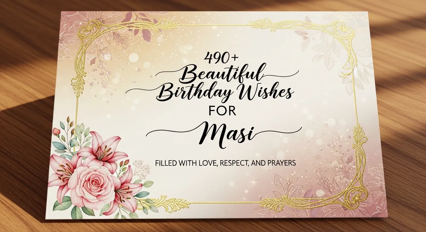 Birthday Wishes for Masi
