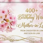 Birthday Wishes for Mother in Law