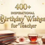Birthday Wishes for Teacher