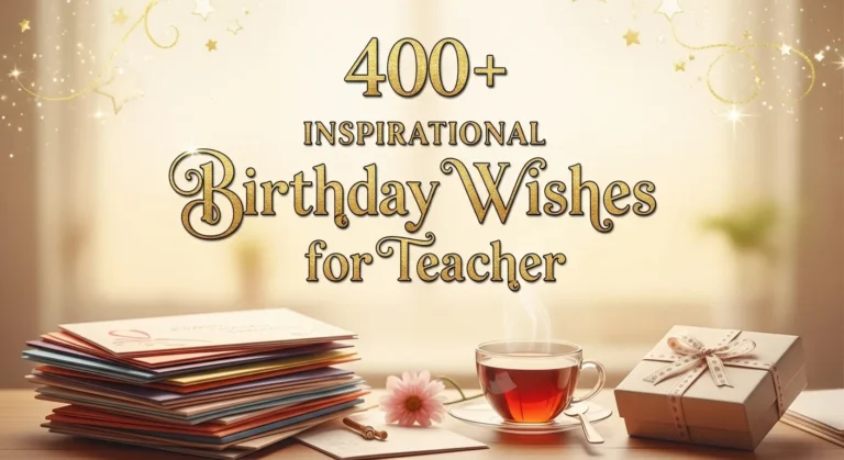 Birthday Wishes for Teacher
