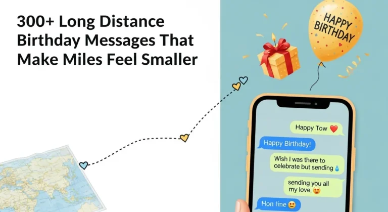 Long Distance Birthday Messages