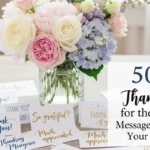 Thank You for the Flowers Messages