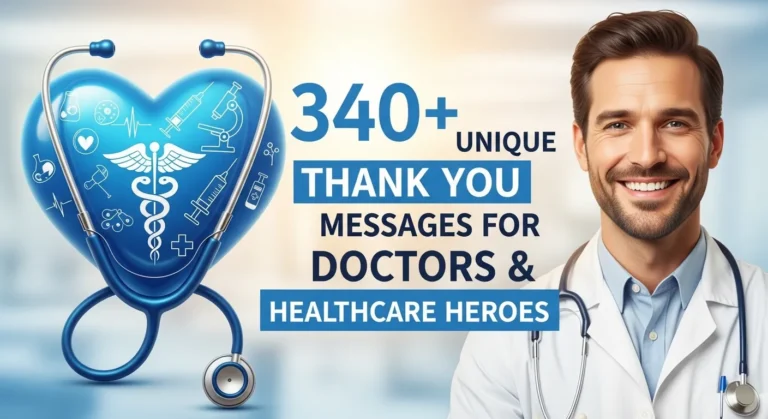 Thank You Messages for Doctor
