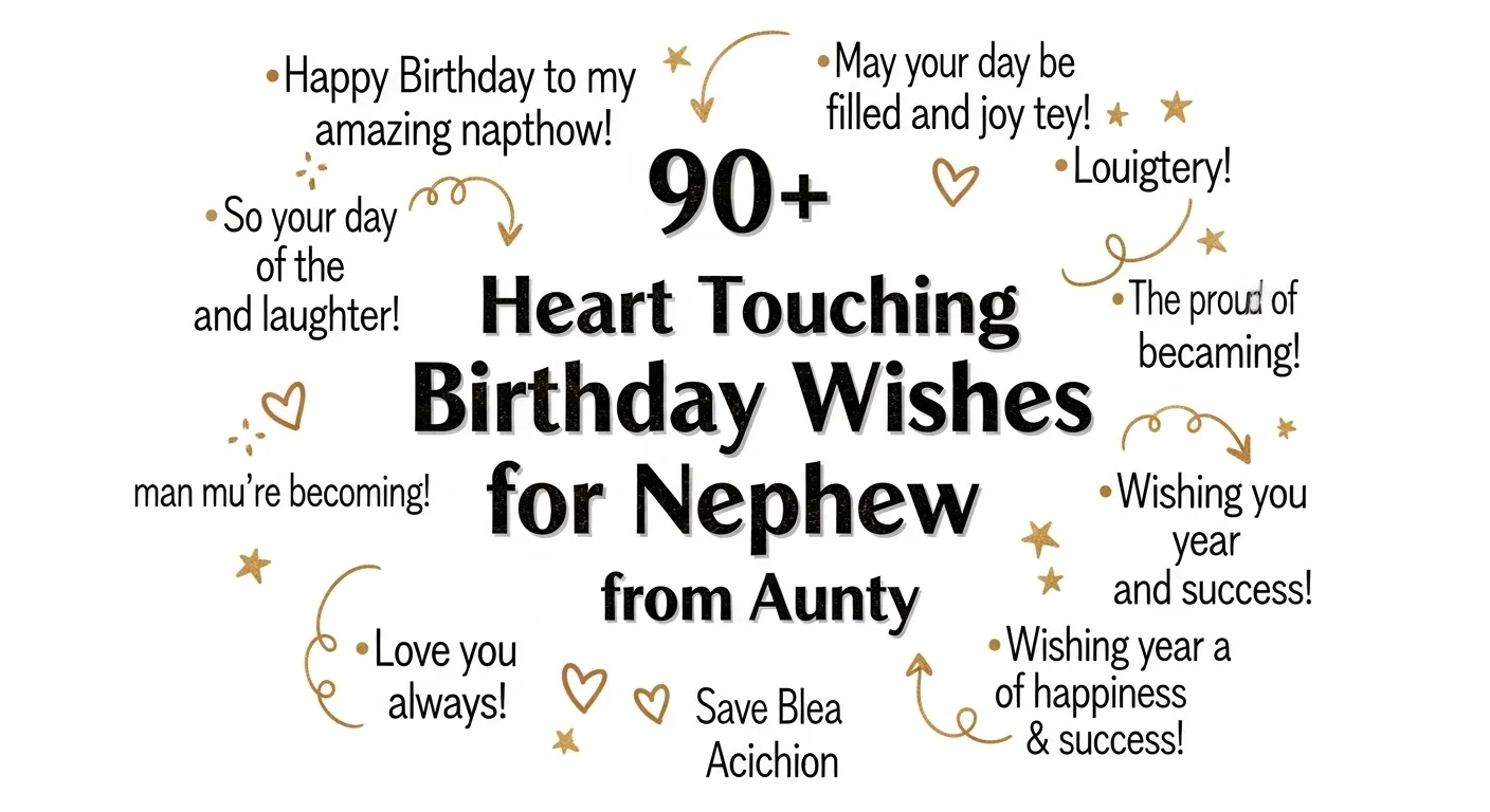Birthday Wishes for Nephew from Aunty