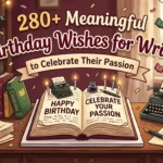 Birthday Wishes for Writer