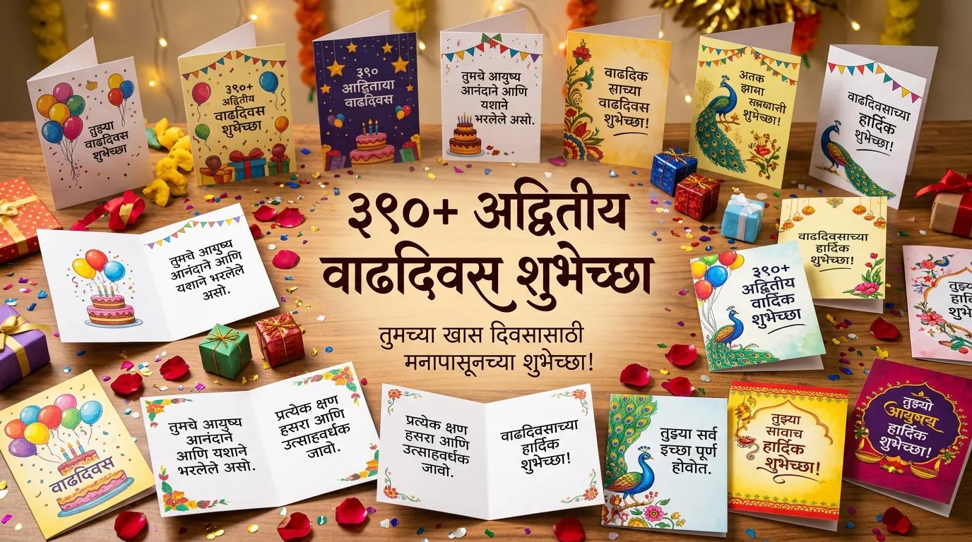 Birthday Wishes in Marathi