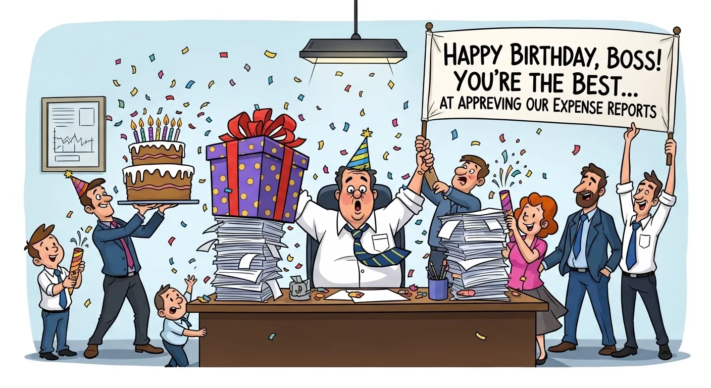 Funny Birthday Wishes for Boss