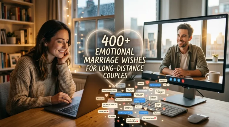 Marriage Wishes for Long Distance Couples