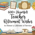 Teacher Retirement Wishes