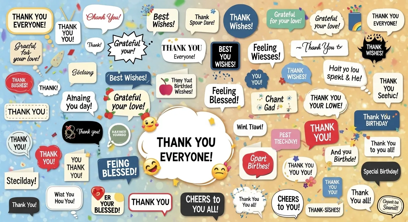 Thank You Everyone for Wishes