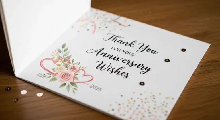 Thank You Messages for Anniversary Wishes