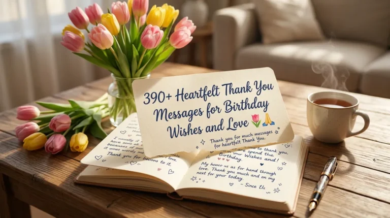 Thank You Messages for Birthday Wishes