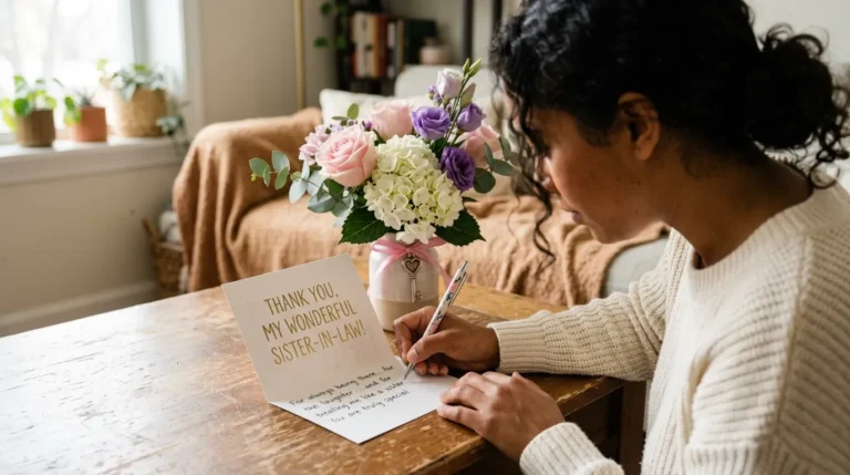 Thank You Messages for Sister in Law
