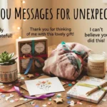 Thank You Messages for Unexpected Gift